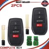 2Fit for Toyota BZ4X 2023 2024 Smart Keyless Remote Key