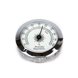 Large Analog Hygrometer, Silver