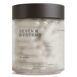 SESN  MG Blend  Magnesio Multi-forma 60 Cpsulas  Bisglicinato  Citrato  Malato  Treonato  Descanso y Funcin Muscular  Suplemento                      