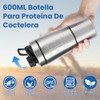 Yakiter 600ML Botella para Proteina de Coctelera,Vaso Proteina Shaker de