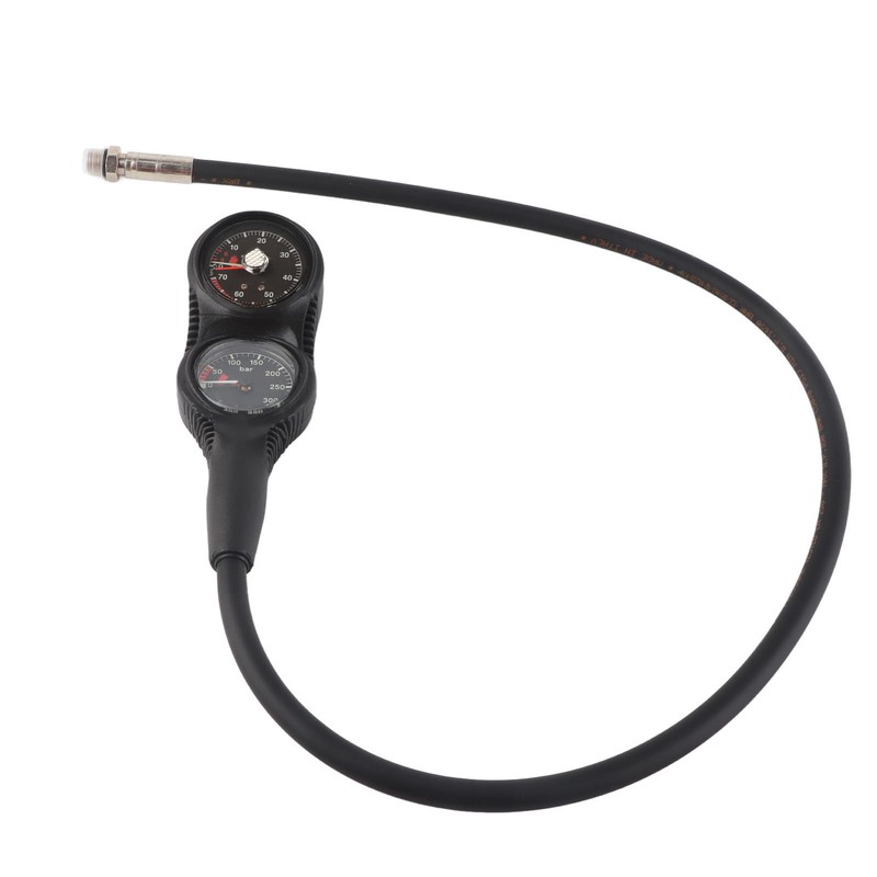 Professional Scuba Diving 2 Gauges Pressure Gauge Dive Digital Depth