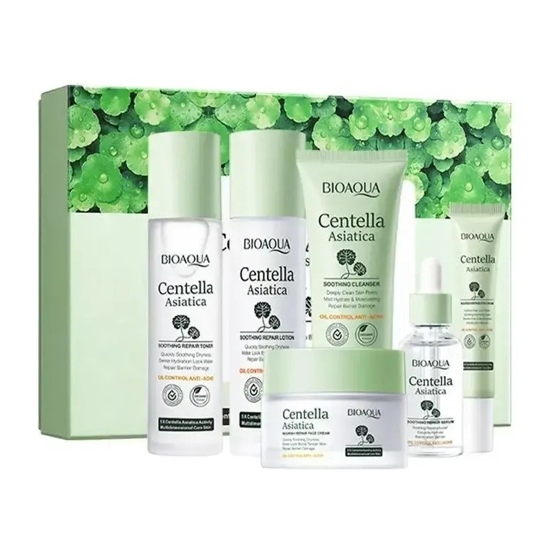 Bioaqua Kit De Skincare De Centella Asiática Anti Acné