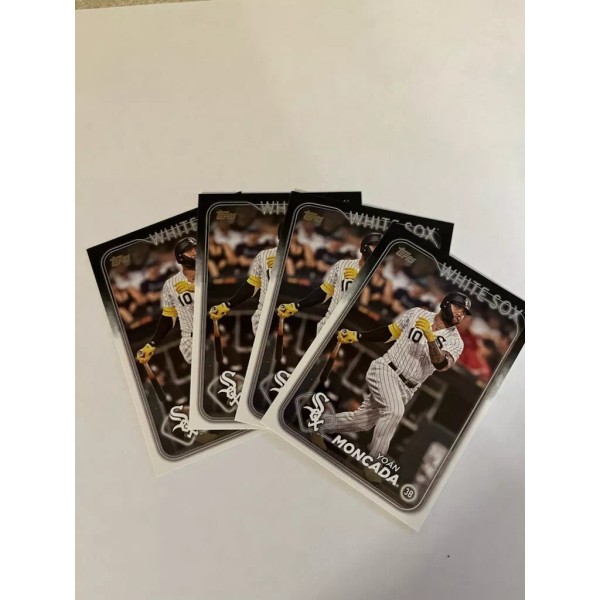 2024 Topps Yoan Moncada #554 Chicago White Sox "4-card lot