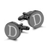 LOLIAS Cuff Links Mens Accessories Jewelry Classic Initial Cufflinks with