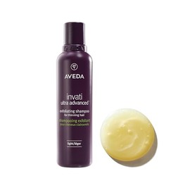 Aveda Invati Ultra Advanced Set Anticaída | 4 Piezas: Shampoo Light 200ml + Acondicionador Light 100ml + Scalp Serum 30ml + Mini Paddle Brush Regalo