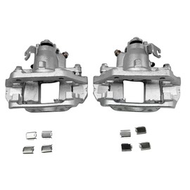 Forlevlaep Pair 18B5212 18B5213 Left & Right Rear Brake Calipers With Bracket for Lincoln MKS 2009 2010 2011 for Ford Flex 2009