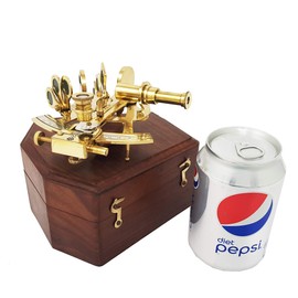 Brass Nautical Buy Marine Navigation Antique Navigation Sextant - With Wooden Box