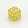 LST 4 x Valve Caps Tyre Valve Cap Cube Yellow