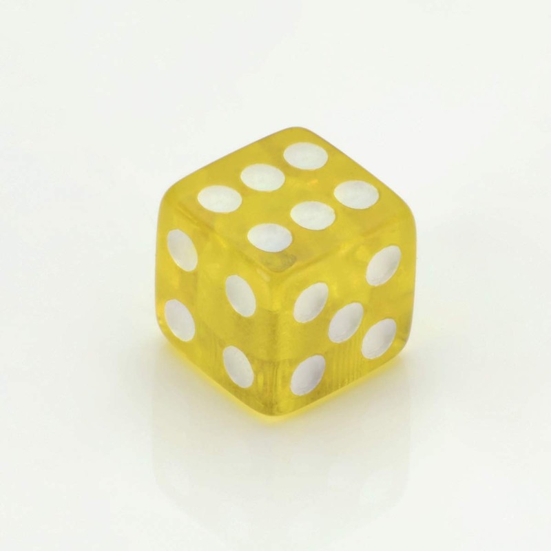 LST 4 x Valve Caps Tyre Valve Cap Cube Yellow