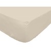 Soleil d'Ocre Vermerkt Fitted Sheet Cotton Ecru 180 x 200