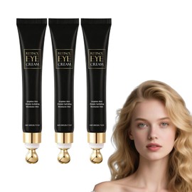 Crema de ojos con retinol para ojeras e hinchazón - Crema de ojos con Retinol para el área debajo de los ojos - Ayuda a mejorar la apariencia de las líneas finas Y las arrugas, 20g (3 piezas)