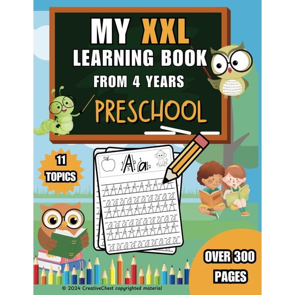 The Big Preschool Book for Ages 4 and Up: Tracing