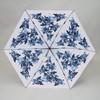 Premium White Folding Umbrella Manual Open Blackout Thermal Insulated Sun/Rain