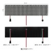 BTF-LIGHTING WS2812B ECO RGB Alloy Wire 8X32cm 265 Pixels LED