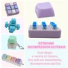 MILAKE Keyboard Fidget Set, 4 Pcs Keyboard Clicker Cube with
