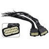 FZJDSD 2 Headlight Connector Pigtail Compatible with Jeep Grand Cherokee