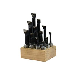 Shars 5/8" 12 Pcs Boring Bar Set C2 Carbide Tipped Bars Lathe Tool Alloy Steel Shank New 404-7233#(