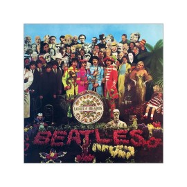 The Beatles Iconic Sgt Peppers Band Jumbo Vinyl Sticker - 2 Sizes To Pick From - 15" × 15"