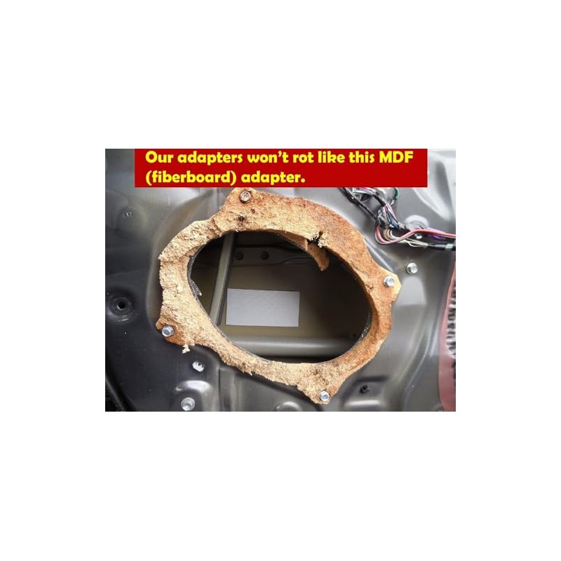 5x7" / 6x8" Speaker Spacers Depth Extender Extending Rings -