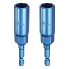 sourcing map 2pcs Nut Driver 13mm Hex Drive Socket CR-V