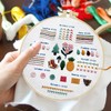 DEMIUKO 3 Sets Embroidery Kit for Beginners Embroidery DIY Set