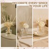 Daifunli 11 Pcs Flower Reed Diffuser Set Include Sola Flowers