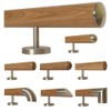 TIBU Oak Wooden Handrail Railing 0.3 m - 6 m,
