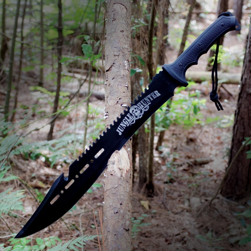 Black Legion Jungle Hunter Machete with Sheath | 25" Tactical