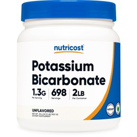 Nutricost Potassium Bicarbonate Powder 2 LB - Gluten Free, Non-GMO