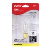 Satco S4718 130V Candelabra Base 15-Watt T7 Light Bulb, Clear
