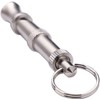 SquarezhenBo Silver Adjustable Ultrasonic Dog Whistle, Portable Whistle Pet Whistle