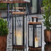 Zevanor 4" x 7" Large Flameless Pillar Waterproof LED Acrylic