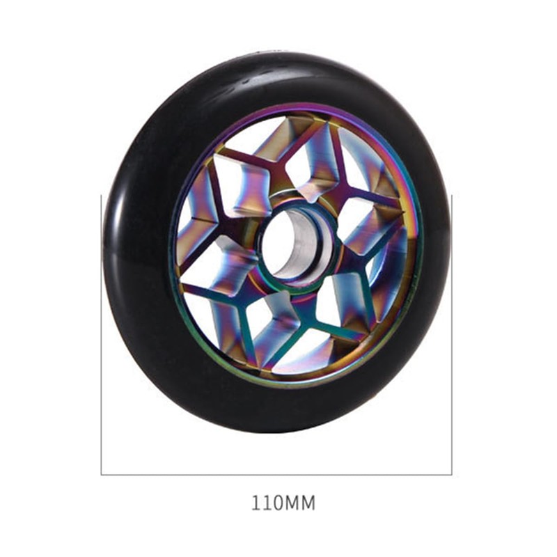 Tiardey Pack of 2 110mm Scooter Wheels Aluminium Core Wheel
