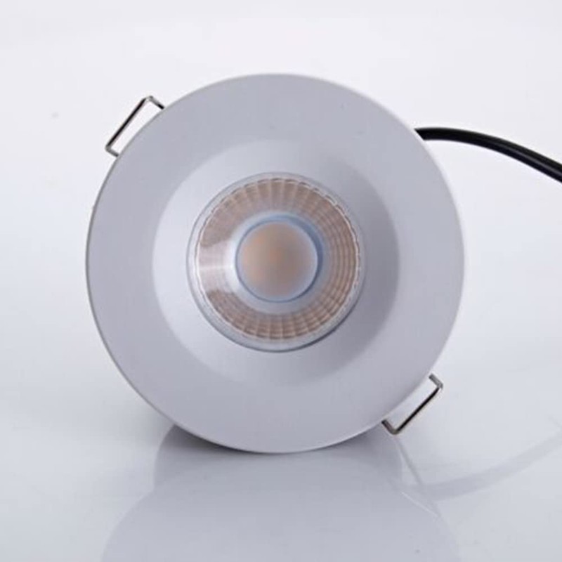UKEW 6W LED Recessed Ceiling Downlight - White 600 Lumens