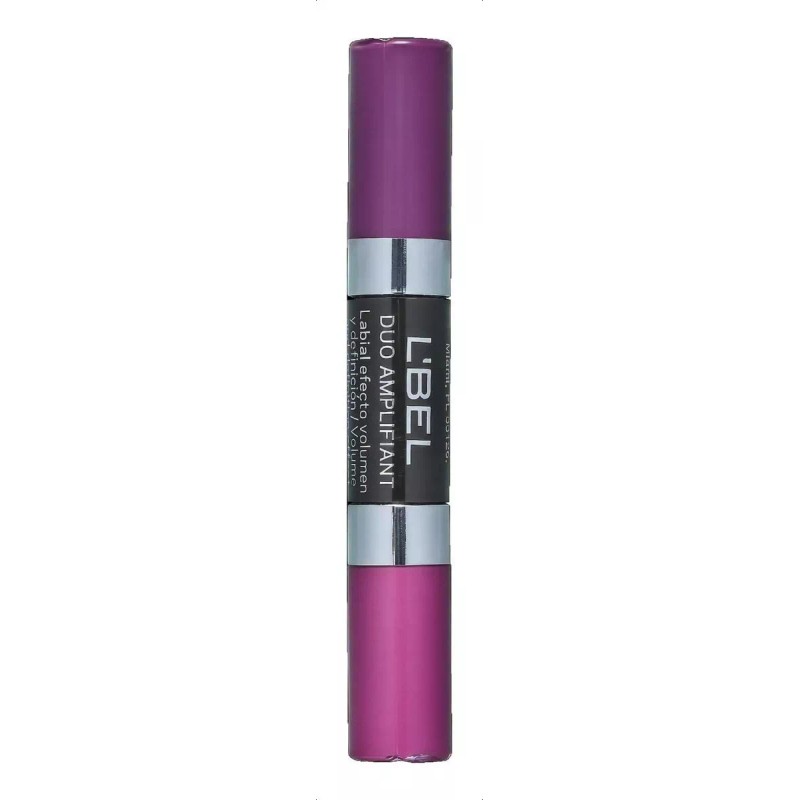 L'Bel Labial L'Bel Dúo Amplifiant color fucsia violet mate