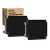Nilight 3 inch Cube Light Pod Cover 2 PCS Black