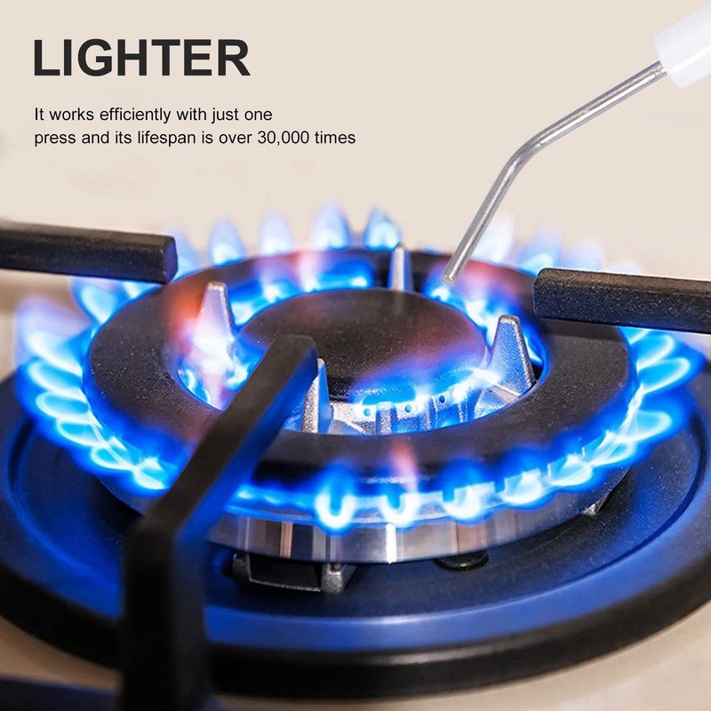 Tekiaviai 4 Pieces Propane Push-Type Piezo Igniter Kit with Threaded