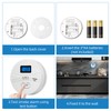 Smoke Detector and Carbon Monoxide Detector 2 Packs 2 in