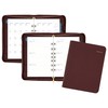 AT-A-GLANCE Faux Leather Undated Starter Set, 7-Ring, 5-1/2" x 8-1/2",