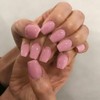 Uñas postizas de gel suave, cortas, cuadradas, de cobertura total,