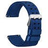 WOCCI 22mm Nylon Watch Strap for Men, Double Holes Silky