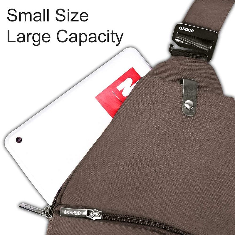 OSOCE Anti-Theft Waterproof Shoulder Backpack Sling Chest Crossbody Bag Cover