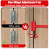 ASIEIT Upgraded 4 in 1 Door Hinge Adjustment Tool with