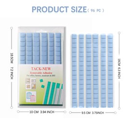 Sticky Mounting Putty for Wall Hanging Removeable Repositionable Adhesive Poster Putty Non Marking Wall Mounting Tacky Putty Adhesive Mounting Putty for Picture Hanging Crafts（Blue，192）