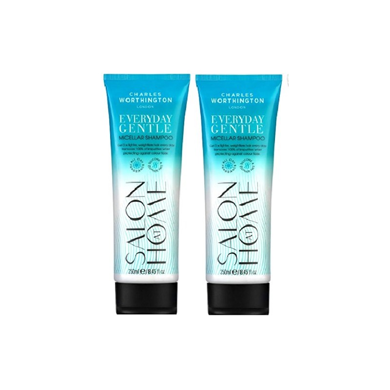 (2 PACK) Charles Worthington Everyday Gentle Micellar Shampoo Colour Protection