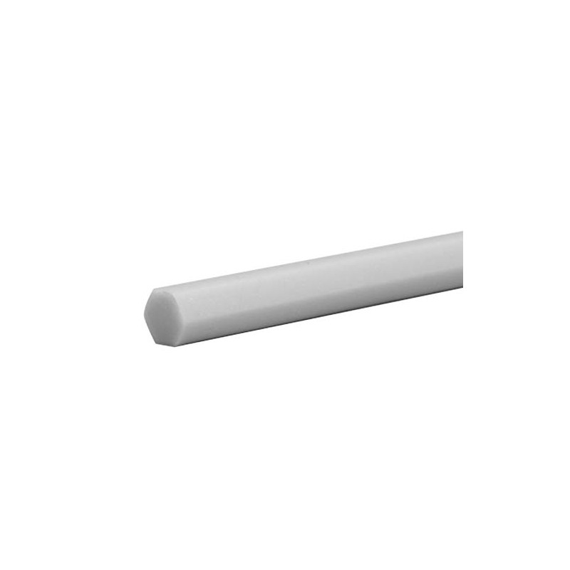 プラ=材料【グレー】 六角棒 2.0mm 6本入