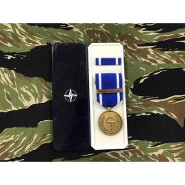 NATO Medal-Former Republic of Yugoslavia Ribbon presentation Case