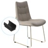 PATIKIL 22mm Rectangle Chair Leg Covers 40pcs Plastic Non-Slip Furniture