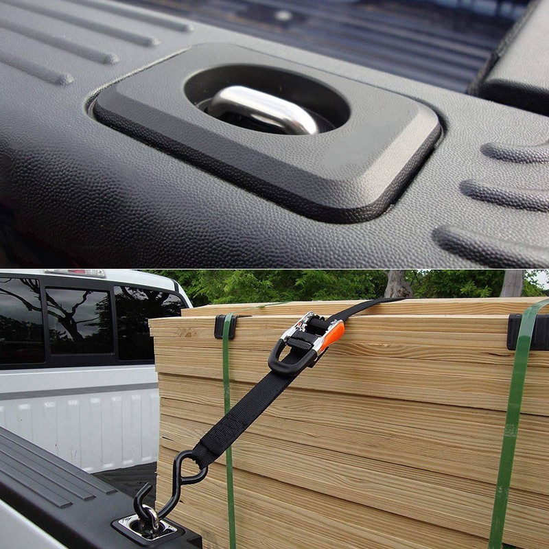 4pcs Tie Down Anchor Hook Rings Stretchable Fits for Ford