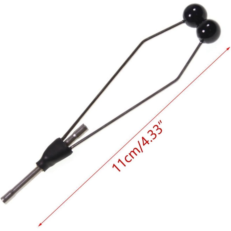 Black Spool Tool Ceramic Tip Fly Tying Bobbin Holder Light